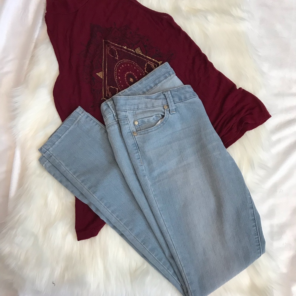 Blue Asphalt Skinny Jeans